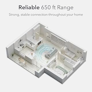 Wasserstein Doorbell Chime Compatible with Blink Video Doorbell (1st Gen & 2nd Gen) - Complete Blink Doorbell Chime Kit - Wired Transmitter with Doorbell Receiver (1-Pack, Black)