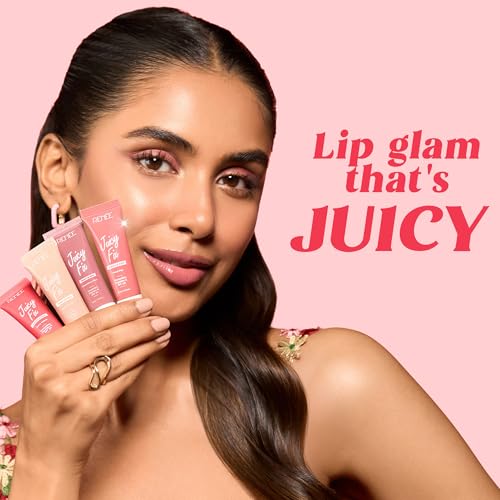 Image of RENEE Juicy Fix Tinted Lip Balm- Sugar Drizzle | Shiny, Glossy Finish | Protects Lips With SPF 30 | Repairs & Nourishes Dry, Flaky Lips | With Peptides, Ceramides & Hyaluronic Acid | 10 g