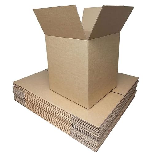 Schott Packaging 40x Strong Mailing Packing Double Wall Cardboard Boxes 12" x 12" x 12" Cube (305mm x 305mm x 305mm) Ideal for Storage, Moving, Mailing, Shipping, Packaging - Double Walled - 40 Pack