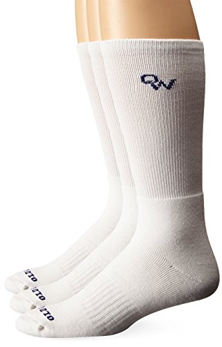 Old West White Mens Cotton Blend Soft Grip 3-Pack Crew Socks