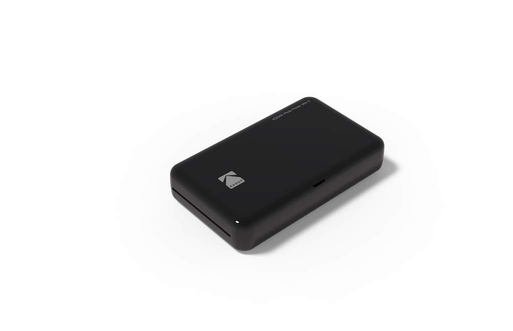 Kodak - Impresora fotográfica mini 2 HD, instantánea, inalámbrica y portátil, con tecnología de impresión patentada 4Pass, compatible con iOS y Android, negro