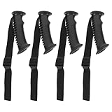 Anneome 4 Piezas Mango para Bastón de Trekking con Correa de Muñeca Agarre Recto para Palos de Senderismo al Aire Repuesto Duradero para Montañismo y Caminatas