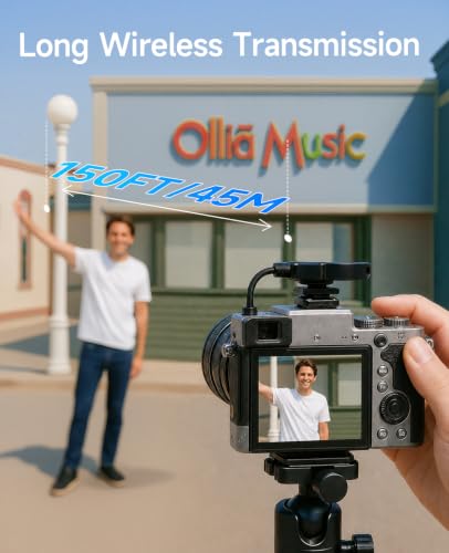 Image of Wireless Lavalier Microphone for iPhone: ๐๐H with Charging Case | Microphone for iPhone & Android -30dB Noise Reduction - Plug & Play - Mini Mic for Vlogging TikTok YouTube