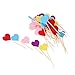 Produktbild BESTOMZ 50 Stück Herz Cupcake Toppers Muffin Topper Deko Picker