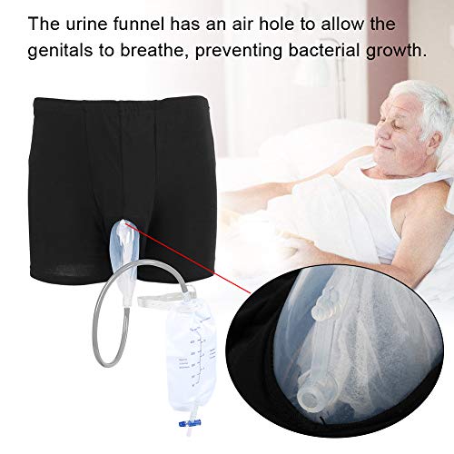Wearable Urine Bag Incontinence Pants For Men,Semme Wearable Urine Bag Incontinence Pants For Men, Urinal System With Collection Bag Portable Leak Proof Leg Pee For Elder #TOP2