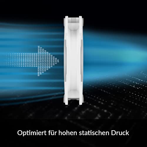 ARCTIC Bionix P140-140 mm Gaming Gehäuselüfter, PWM PST-Sharing-Funktion, Optimiert für statischen Druck, Kühler, RPM synchron… – Ansicht 2