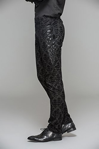 Devil-Fashihon-Gothic-Herren-Schwarz-Mode-Freizeit-Jacquard-Hosen-Steampunk-Maenner-Herbst-Winter-Lange-Anzug-Gerade-Hose