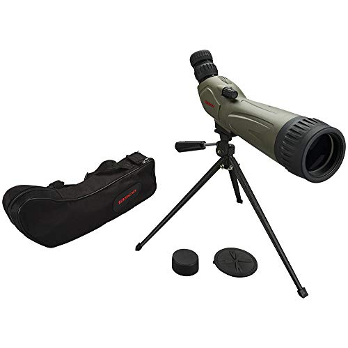 Tasco Spotting Scope 20-60x60 Zoom Eyepiece with Angled View and 60mm Objective Lens in Green TS20606045 - Thumbnail 2