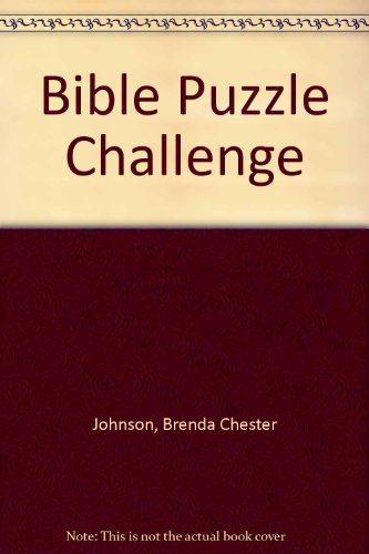 Bible Puzzle Challenge 0874038634 Book Cover