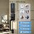 Secusly Smart Front Door Lock Handle Set, Keypad Door Lock with Handles, Fingerprint Keyless Entry Smart Locks Handle Kit, Electronic Smart Deadbolt with Auto Lock, Code, APP for Home, Apartment