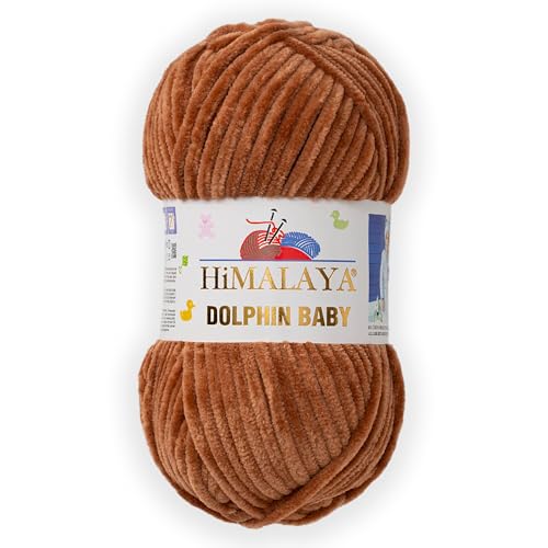 1 Skein/Pack Himalaya Dolphin Baby Chenille Yarn, Each Ball 100