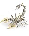 Metalkitor Scorpion 3D Metal Puzzles Kits for Adults Teens â€“ 454 Pcs â€“ Mechanical Assembly Models â€“ 4 Hours to Build â€“ Ideal for Gifts and Decorations (Golden)
