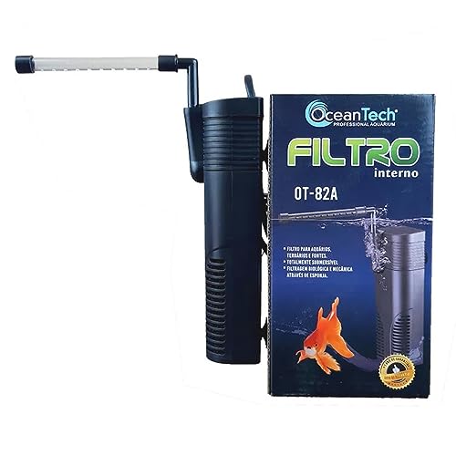 Filtro Interno OT-82A 450L/H Ocean Tech Aquários Até 90L