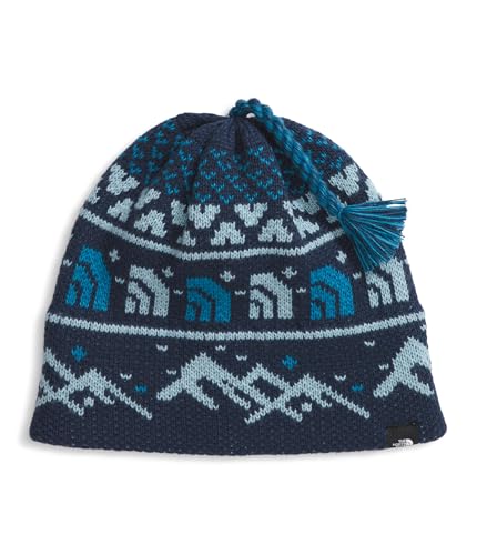 The North Face Cabin Ski Tuke, Summit Navy Jacquard/Tassel, One Size - image 1