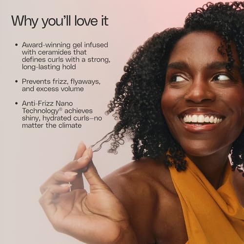 Image of Ouidad Advanced Climate Control Heat & Humidity Stronger Hold Gel for Curly Hair - Crunch-Free Styling Gel, Fights Frizz & Locks In Moisture for Defined Curls, All Curl Types, Sulfate & Silicone-Free
