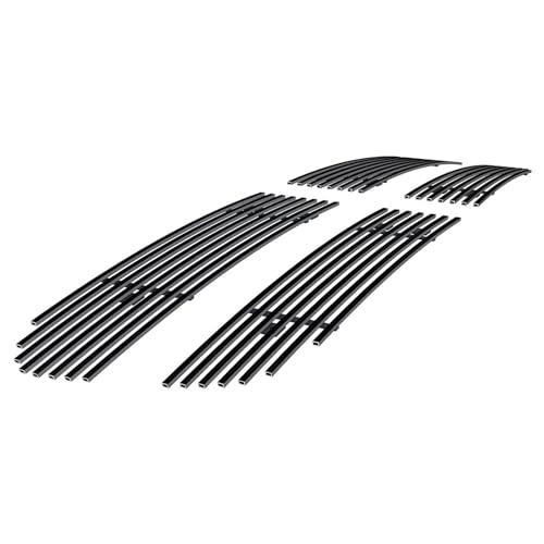 APS Premium Stainless Steel Black 8x6 Horizontal Billet Grille Grill