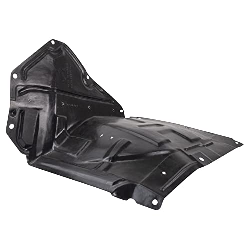 Image of TRQ Front Right Inner Fender Liner Black Passenger Side Compatible with 2009-2015 Mazda MX-5 Miata MA1249137