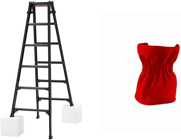 BLACK LABEL 伸縮式はしご兼用脚立(ワンタッチバー付) RYZB-18 (1.61