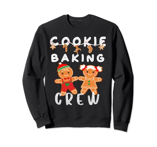 Cookie Baking Crew Team Natale Famiglia Corrispondenza Gruppo Regalo Felpa