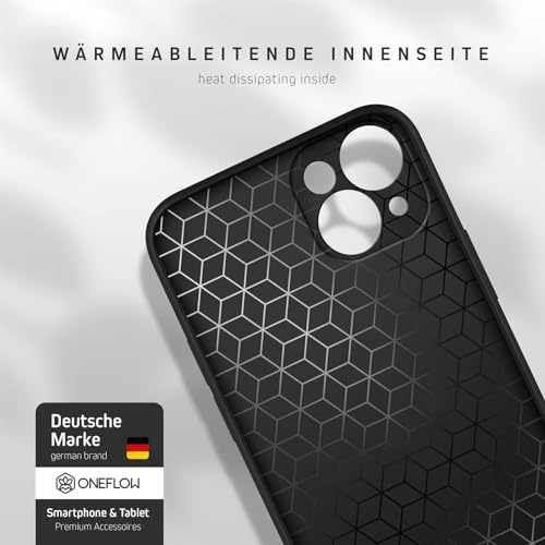 Coque iPhone 13 mini ONEFLOW Pali en cuir végétalien marron premium