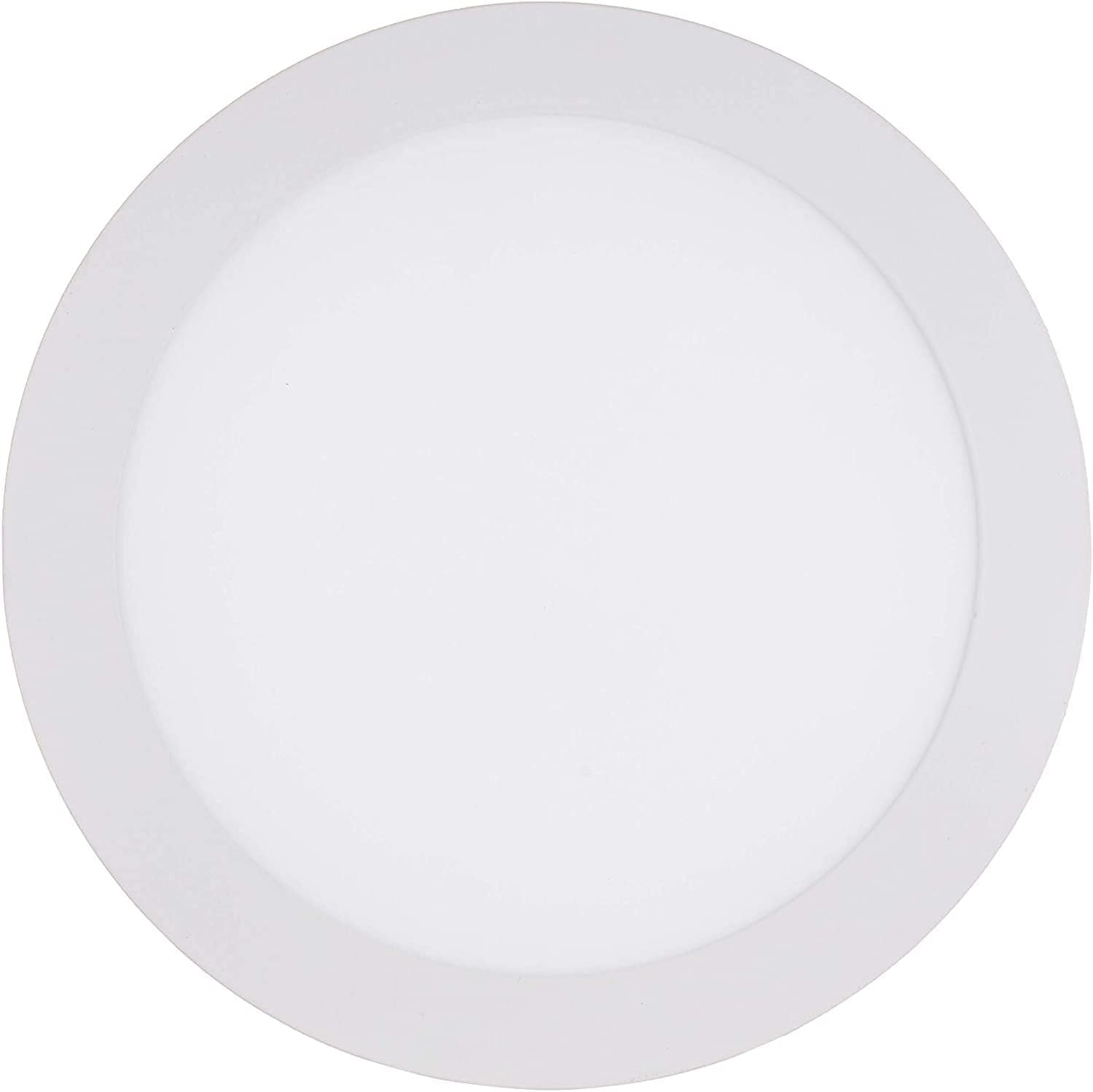 Narken 18W Cool white 6500K LED Power Saving 8 inch (hole/cutting size ฮฆ 20.5-21.5cm) Aluminium Recessed Round Panel Ceiling Light 1450LM AC165-265V 50-60HZ IP40