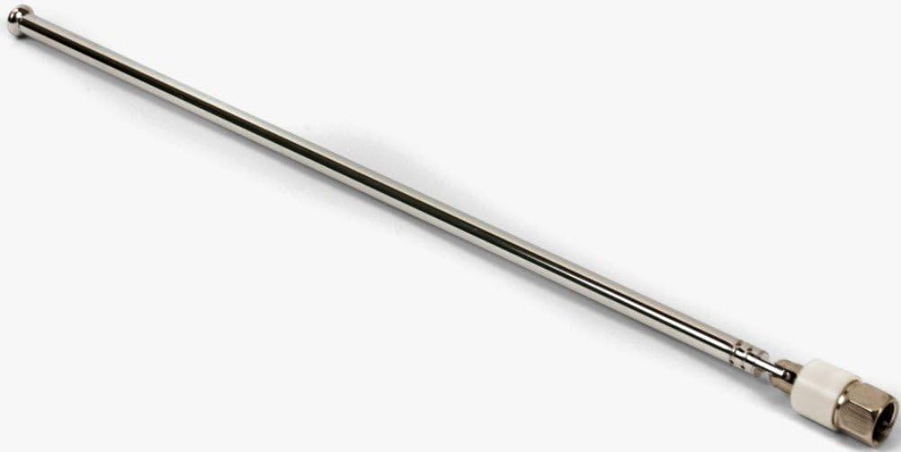 Williams Sound ANT 028 39" Telescoping Whip Antenna with 180 Degree Swivel Connector For use with PPA T45, PPA T45NET and PPA T27 Transmitters, Frequency 72-76 MHz FM, Use with large-area FM transmitt