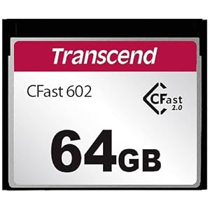 Transcend Speicherkarten der Marke CFast 2.0 CFX602, 64 GB