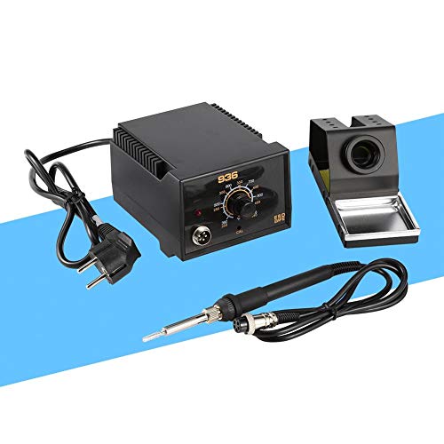 Digital Soldering Station, 936 Solder Station Welding Iron Kit 60W Digital Display Temperature Control Adjustable Powerful Wind High Efficiency For Qfp Plcc Sop Bga #TOP7