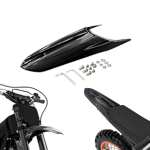 Front & Rear Fender Set for Tuttio Soleil 01 Electric Dirt Bike Compatible Black Fender Mud Guard Mudguard for Tutti Off-Road Motorcycle (1pc)