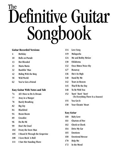 The Definitive Guitar Songbook - Image 2