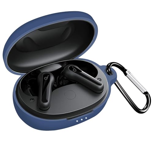 YAODLE Anker Soundcore Life P2 mini �p �P�[�X �J�o�[ Soundcore Life P2 mini�p�ی�J�o�[ �ی�P�[�X �V���R���P�[�X �����[�d�\ �S�ʕی� �����h�~ �L�Y�h�~ �ϏՌ� �h�o �y�� ���[ �J���r�i