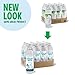 Amazon Grocery, Alkaline Water, 8.5 pH Purified Water with Electrolytes, 33.8 Fl Oz, 1L, Pack of 12