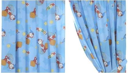 CharacterWorld Noddy Rocket Curtains Including Tie Backs, 54 Inch