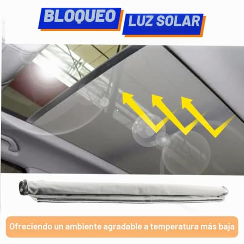 Parasol de techo Riloer gris para Audi Q5 y VW 1K9877307A 4