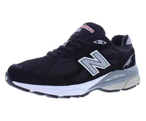 New Balance 990v3 Mens Shoes Size 12, Color: Midnight Black/Grey/White/Black