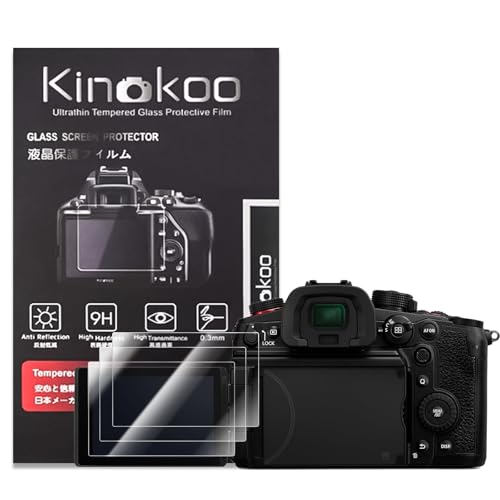 Pellicola In Vetro Temperato 9H Per Panasonic Lumix DC S9, S5II, S5, G9, G100, G100D, G110 – 3 Pezzi, Anti-impronta E Facile Installazione
