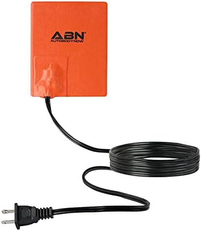 ABN Silicone Heating Pad 120V - 4 x 5 Inch Universal Engine Heater Car Oil Pan Heater Pad, 150W Electric Heater Pad