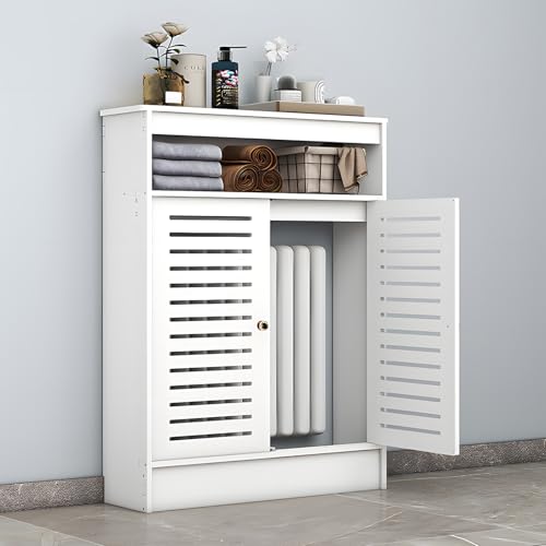Cubierta de radiador impermeable y ignifuga mueble calefactor facil montaje 2