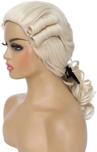 Adequate Judge Colonial Wigs for Women,Founding Father Costume,George Washington Costume,Revolutionary War, Halloween Costume Wig (Beige)