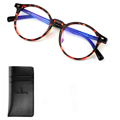 CREYESTAL Lunettes Anti Lumière Bleue de Repos, Lunettes Anti Fatigue pour Ecrans (Ordinateur, PC, Gaming, Tablette), Homme, Femme, Certifié CE Cover