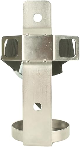 Miniatura 3 de Soporte para extintor de incendios, soporte de pared, compatible con extintores de incendios de 2.5 libras, acero inoxidable (acero inoxidable de