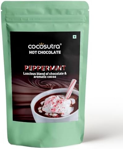 Cocosutra Peppermint Drinking Chocolate Mix, 100g