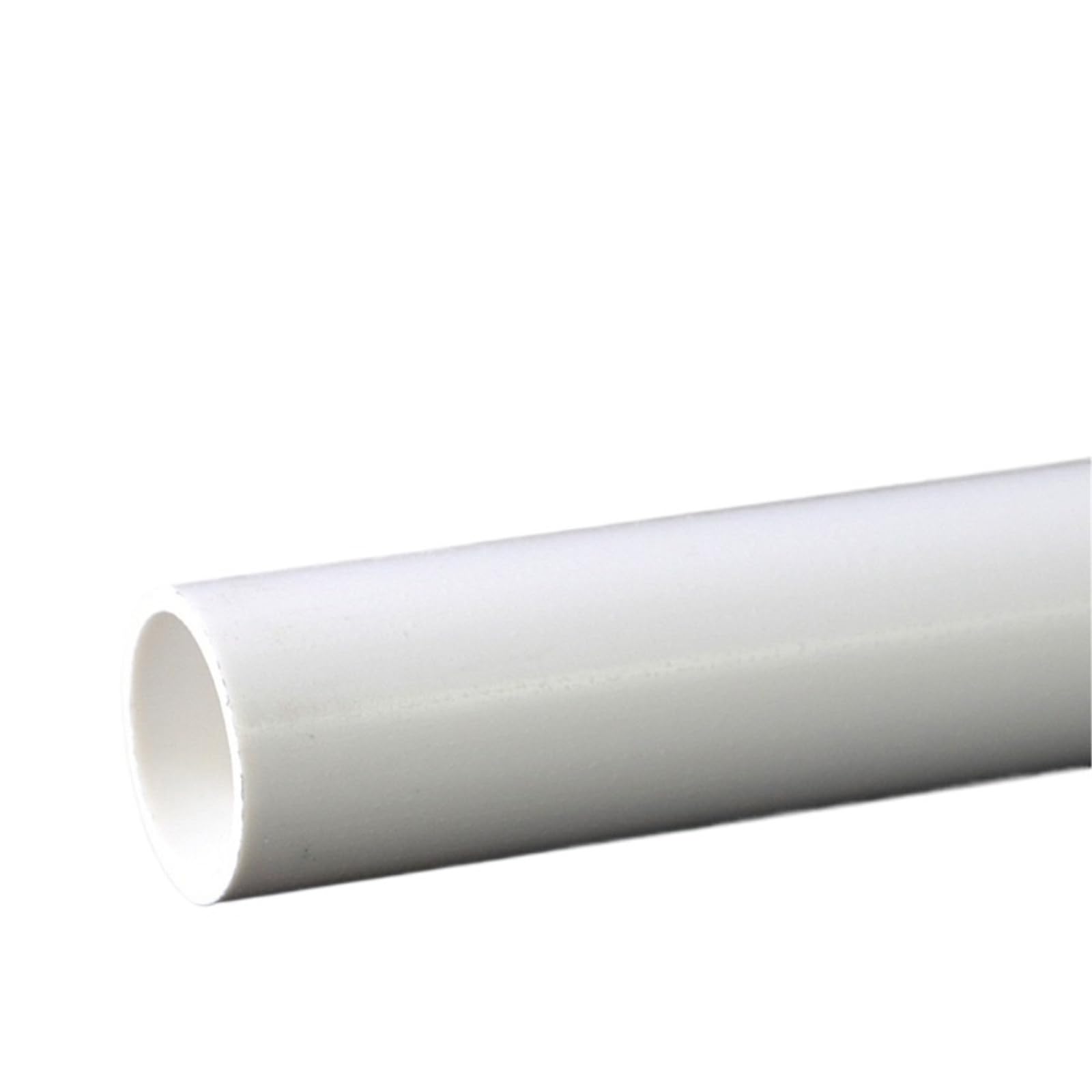 Tubo in PVC a tubo tondo rigido acrilico trasparente da 50 cm | Tubo acrilico multicolore diametro 20-50 mm for espositori fai da te acquario(White,20mm)