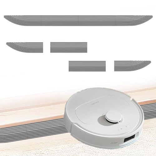 Rampa de Goma para umbral de Puerta, Robot Aspirador, 68,6 x 5,1 x 1,6 cm, rampa de umbral Gris