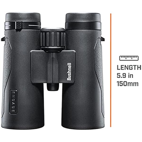 Bushnell - Бинокль Engage X 10x42 - превосходное качество изображения - богатая детализация - компактный - без тумана - линзы со специальным покрытием - BENX1042