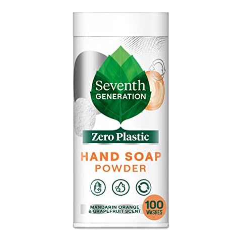 Seventh Generation Zero Plastic Hand Wash Powder Lathering Cleanser Cover