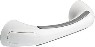 Delta Designer (1-Pack) 9' Assist Bar ADA Compliant White Bathroom Safety Soft Handle | Wall Mount 300 lb Capacity, Balance, Handicap Grip for Shower, Tub, Toilet DF509-SG1