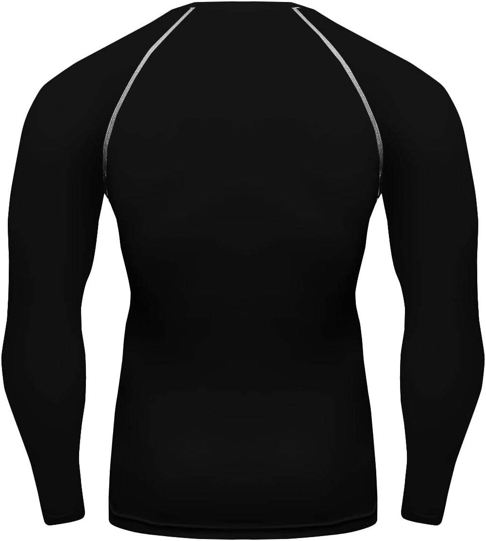 Custom Jiu Jitsu BJJ Rash Guard -Add Your Text Photo Front/Back Print Men’s BJJ No GI Sleeve Compression Shirt