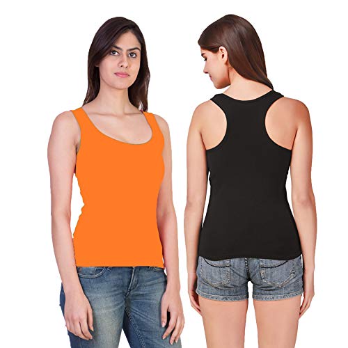 Image of Camisole Tank Top Vest Racerback Sando Camis for Women, Girls (Pack of 2)