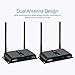 gofanco 660ft 1080p Wireless HDMI Extender Kit - Dual Antenna - 660 feet (200m) - IR Remote Control - Fully Compliant with HDMI and HDCP Standards